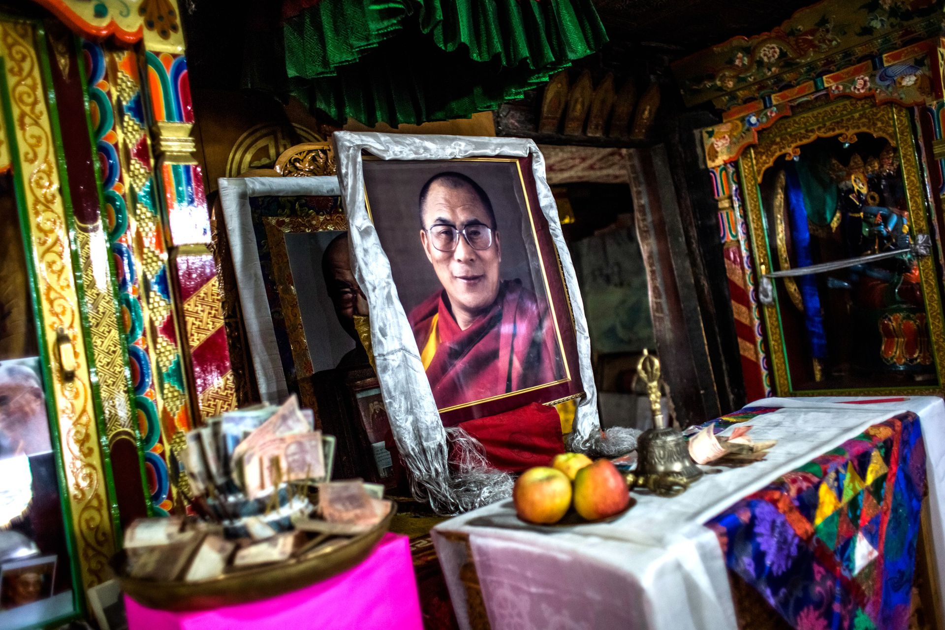 新德里在列城到达兰萨拉一线，握有相当的藏人及流亡藏人资源，前者大多已入了印度籍，后者则暂不入籍。他们中的一些加入了莫迪直属的SFF。（Getty）