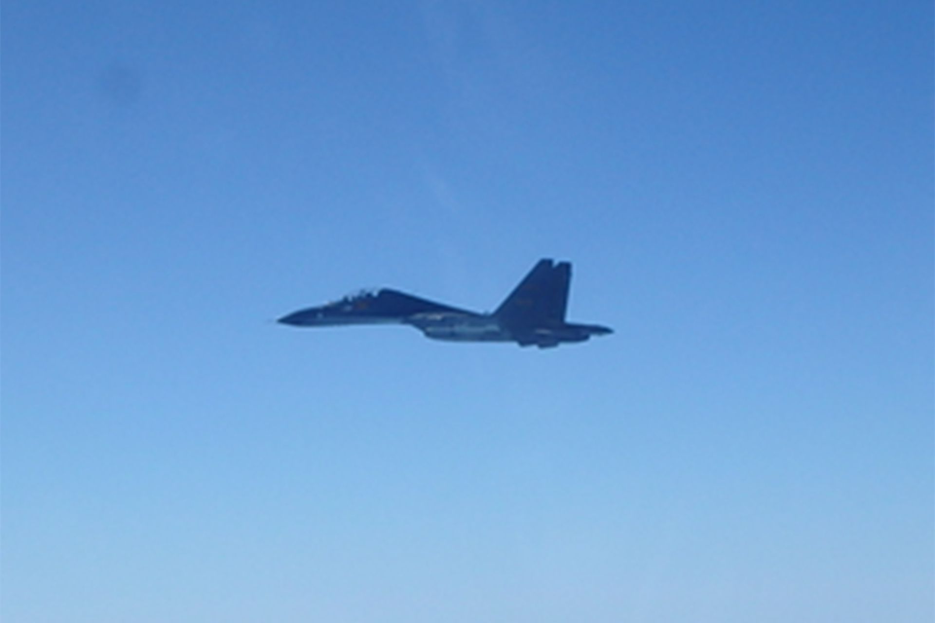 2021年1月24日,台湾国防部再次发布消息指出,解放军又派遣了15架次军机进入台湾西南空域。(台湾国防部官网)