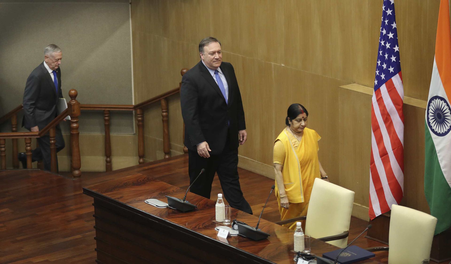 美国和印度2018年9月签署 《通信兼容与安全协议》后,印度可以购买美国一些敏感的军事装备,其情报领域也进一步向美国开放。 (Getty) 美国和印度2018年9月签署 《通信兼容与安全协议》后,印度可以购买美国一些敏感的军事装备,其情报领域也进一步向美国开放。 (Getty)