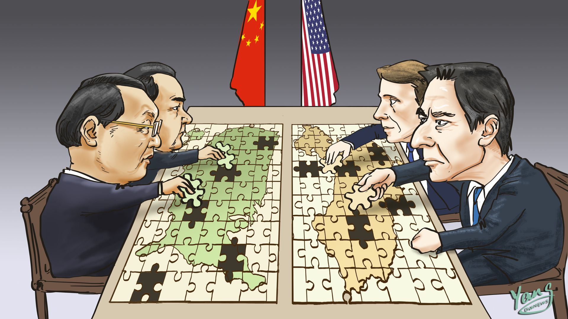 美国《华尔街日报》社论指出，美国在阿拉斯加会晤学到的教训，是必须严正看待来自北京的警告。