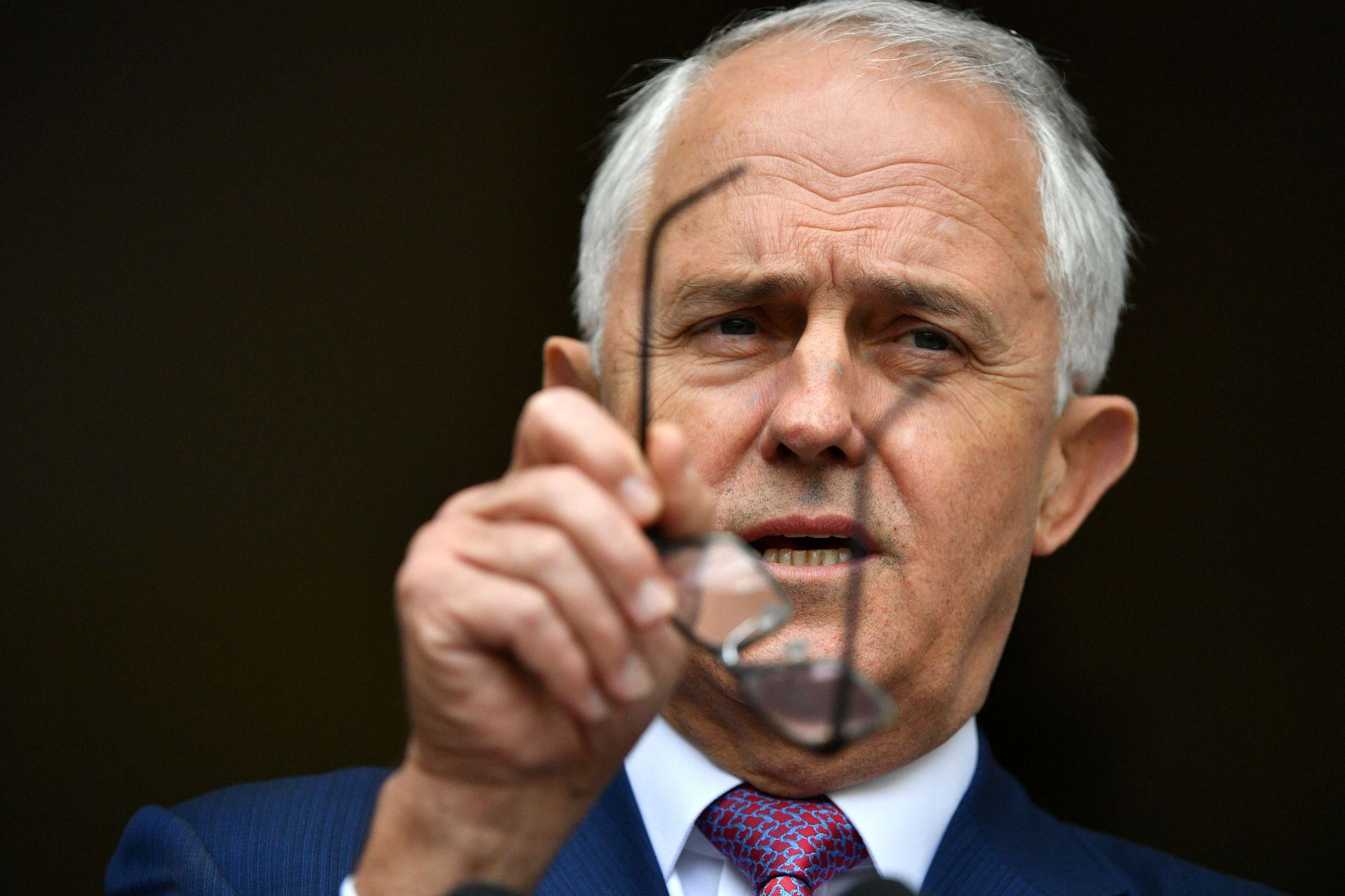 澳大利亚前总理特恩布尔（ Malcolm Turnbull ）曾发表争议性言论：“澳大利亚人民站起来了”。（Reuters）