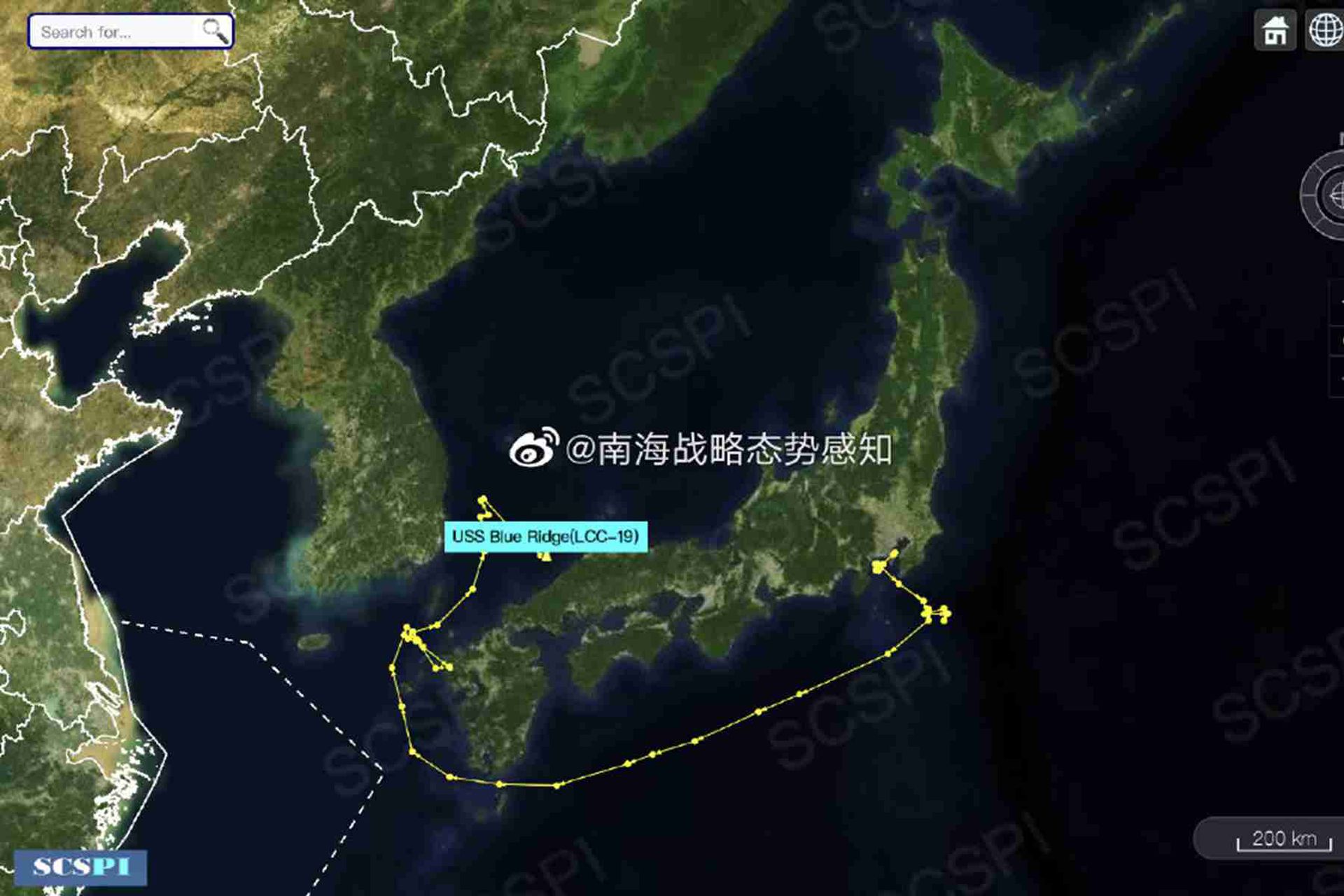 优享资讯 中国055万吨舰首赴日本海美舰现同海域航迹异常 图
