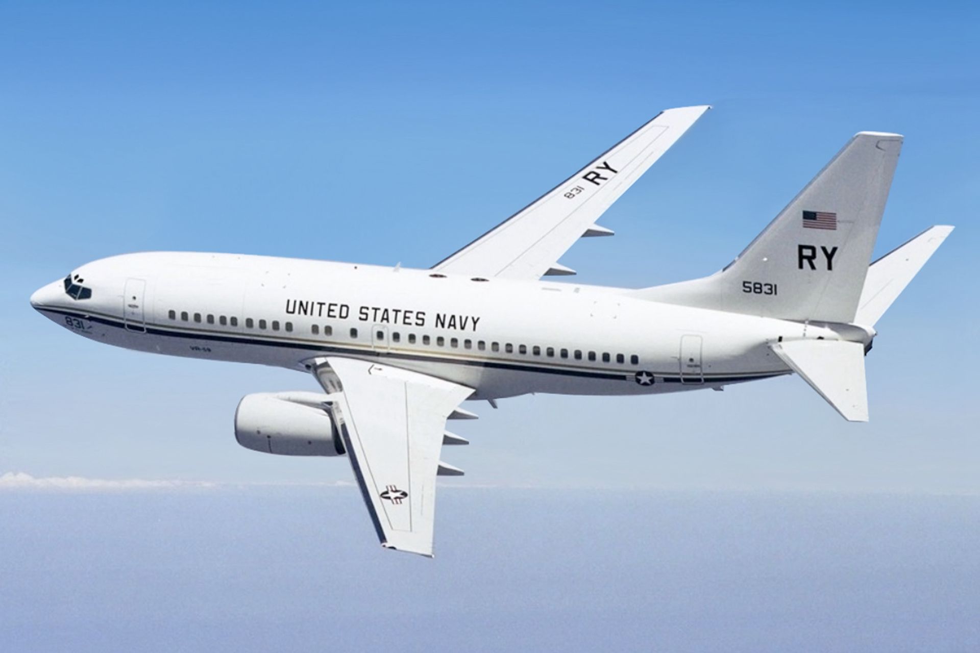 2020年6月9日,美軍C-40運輸機穿越台灣領空。圖為C-40,其軍事色彩並不突出。(維基百科公有領域) 2020年6月9日,美軍C-40運輸機穿越台灣領空。圖為C-40,其軍事色彩並不突出。(維基百科公有領域)