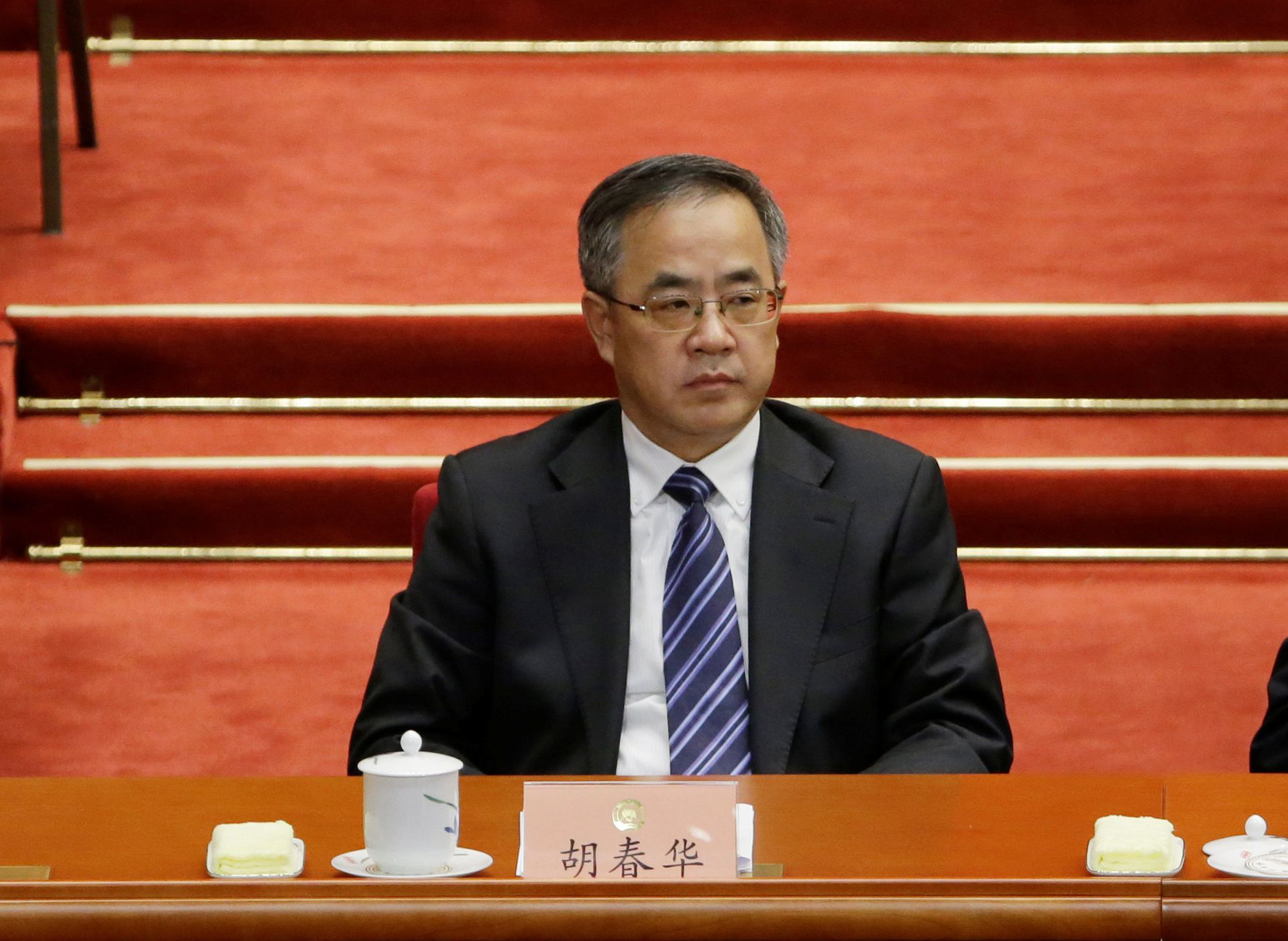 胡春华被认为是中共二十大热门接班人选。（Reuters）