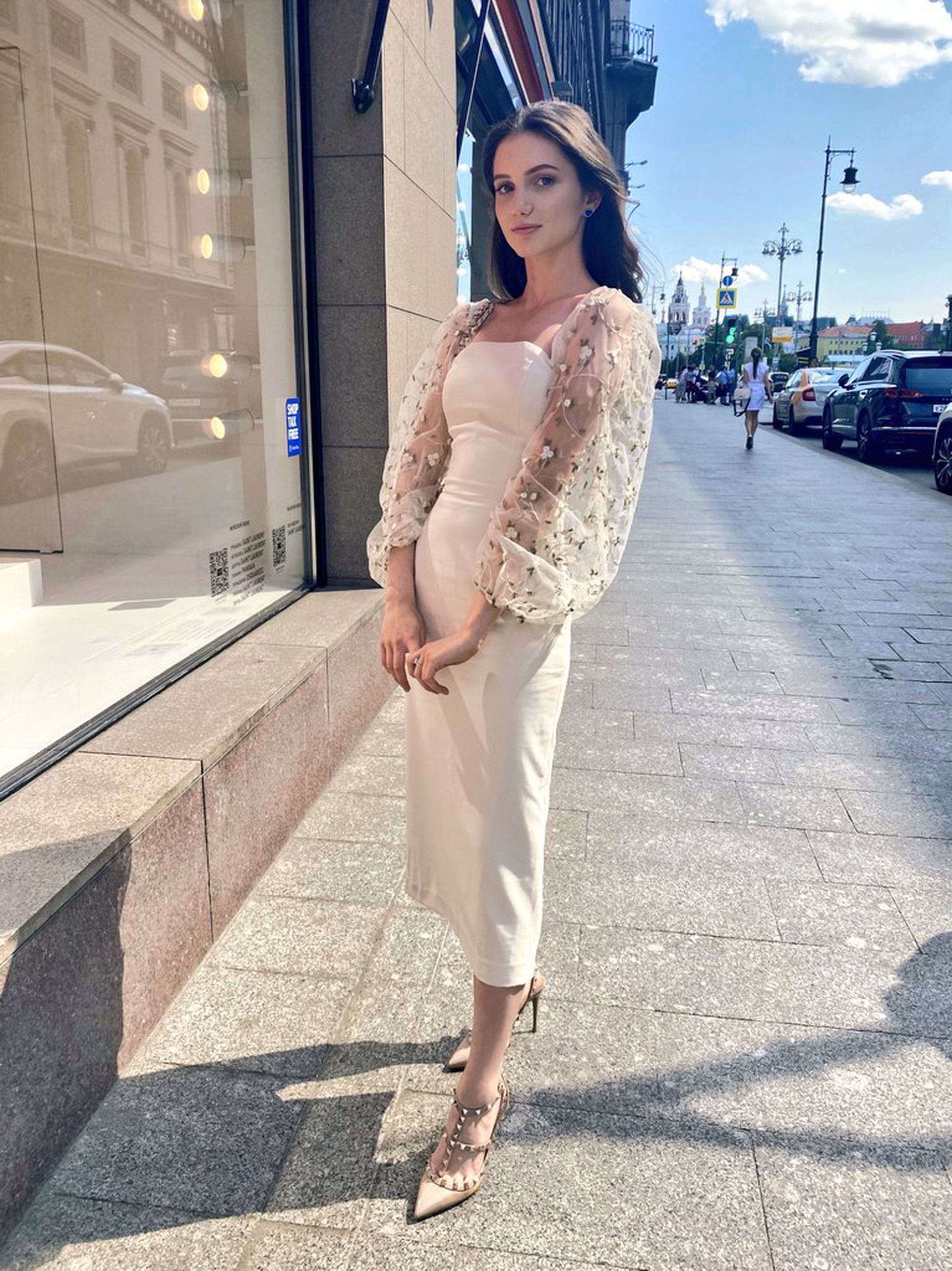 2021年9月14日,辛多科娃街拍照。(Twitter@Ira Sidorkova) 2021年9月14日,辛多科娃街拍照。(Twitter@Ira Sidorkova)