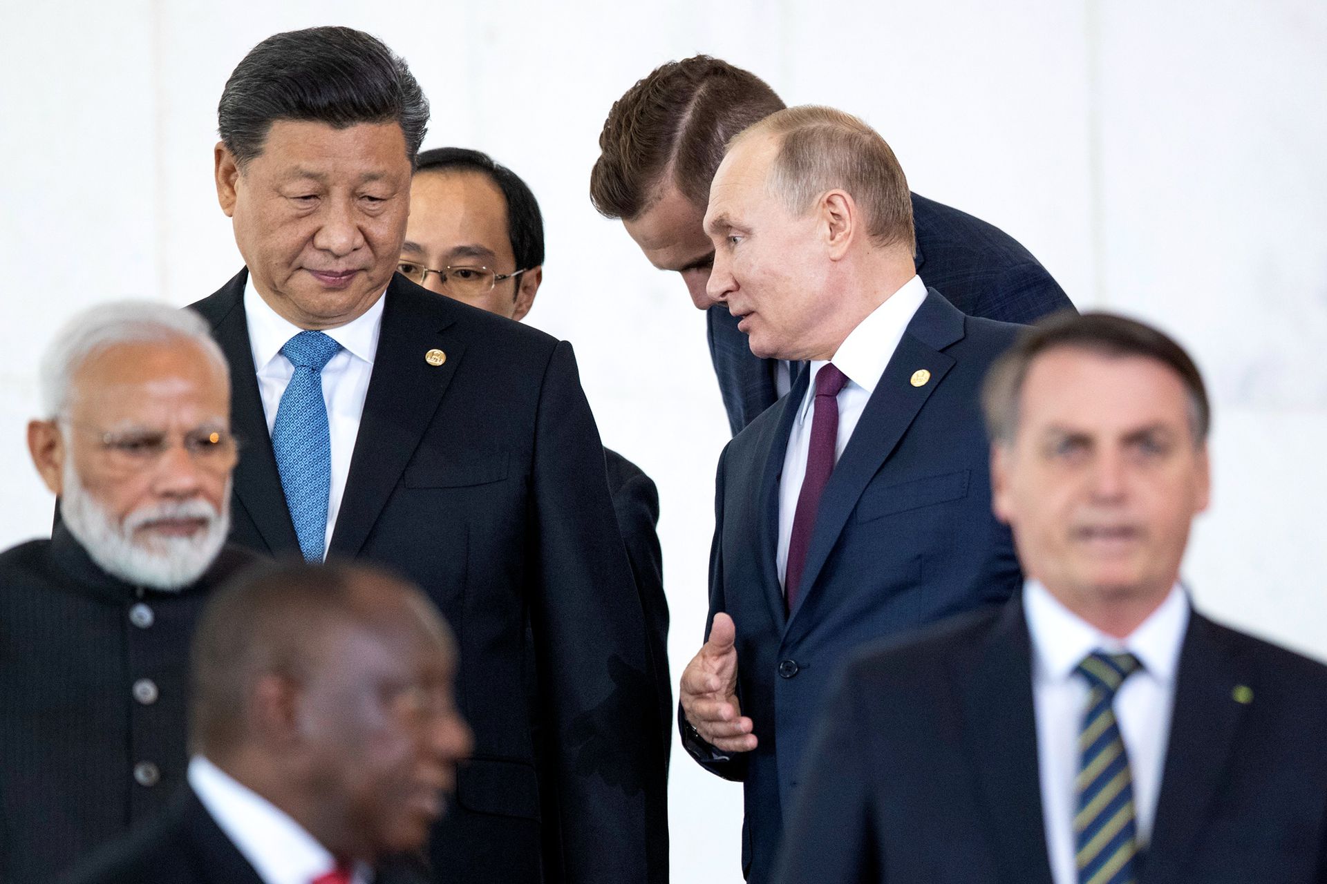 中国国家主席习近平（上左）与普京的私人关系非常密切。（AP）