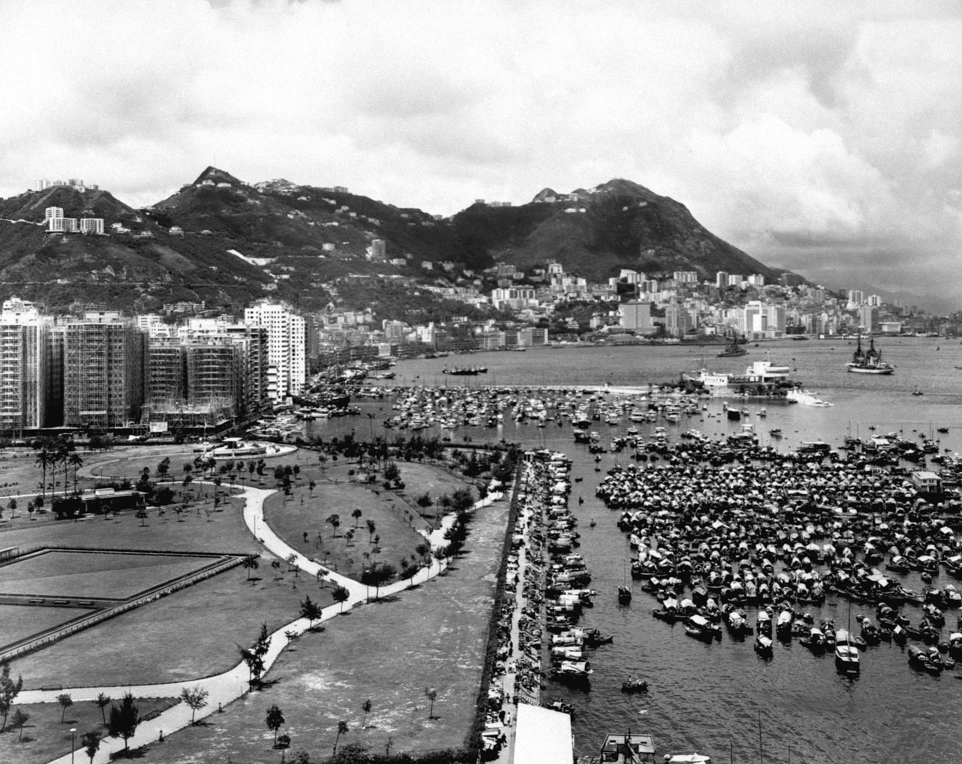 历史的风云际会，使得香港从海边渔村变成了国际化大都市。 （VCG）