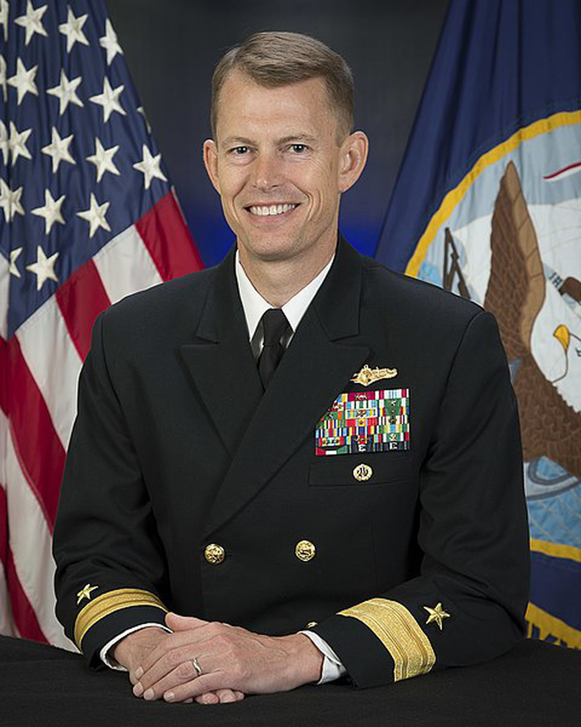 美国海军印太情报总指挥官史达曼（Michael Studeman）据传于当地时间11月22日抵台。(维基百科公开图库)