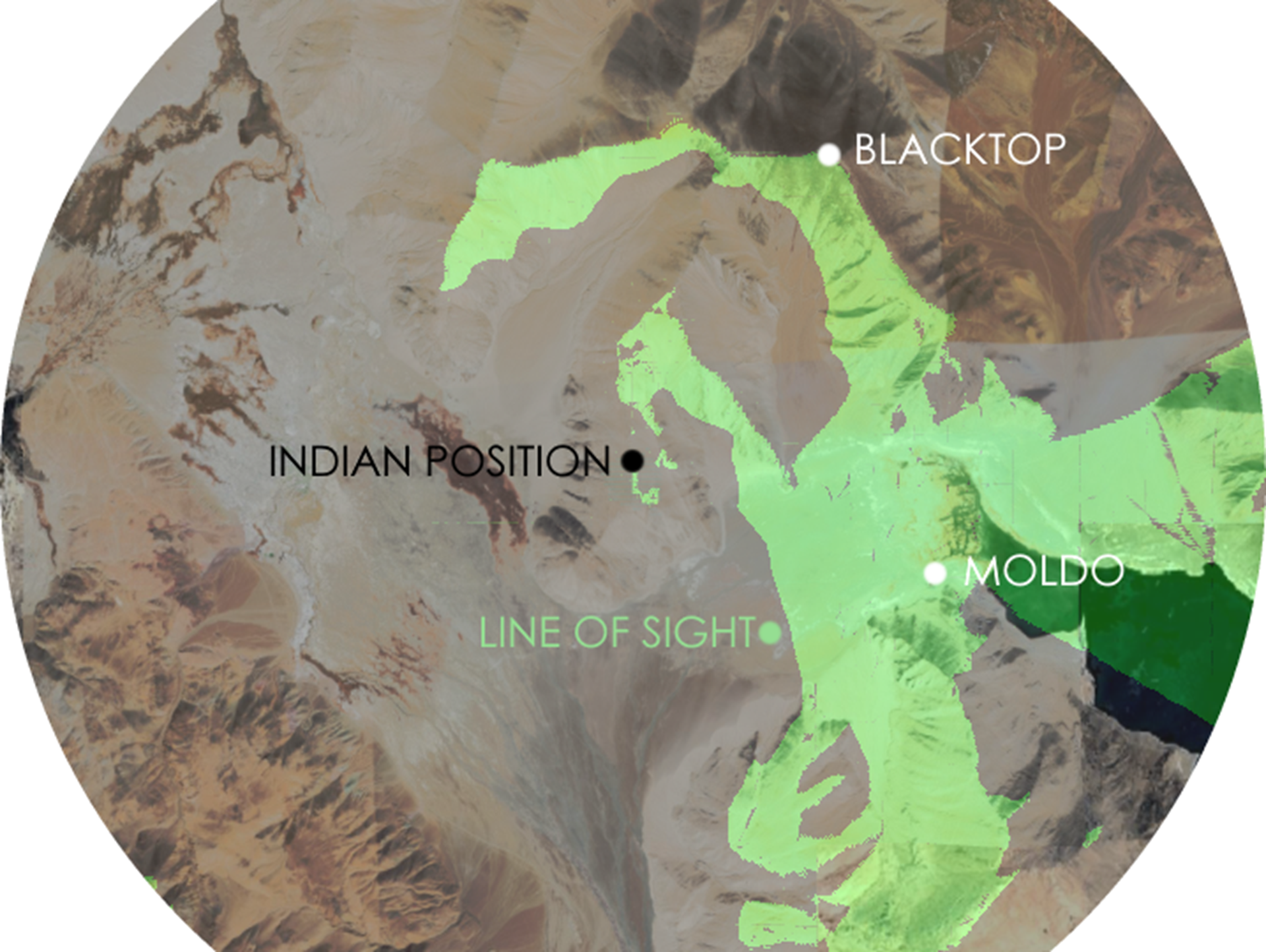 印度军事观察家9月13日指出,并非不承认解放军拥有黑顶山,但从卫星图像上看,印军视野很好。(Twitter@detresfa_) 印度军事观察家9月13日指出,并非不承认解放军拥有黑顶山,但从卫星图像上看,印军视野很好。(Twitter@detresfa_)