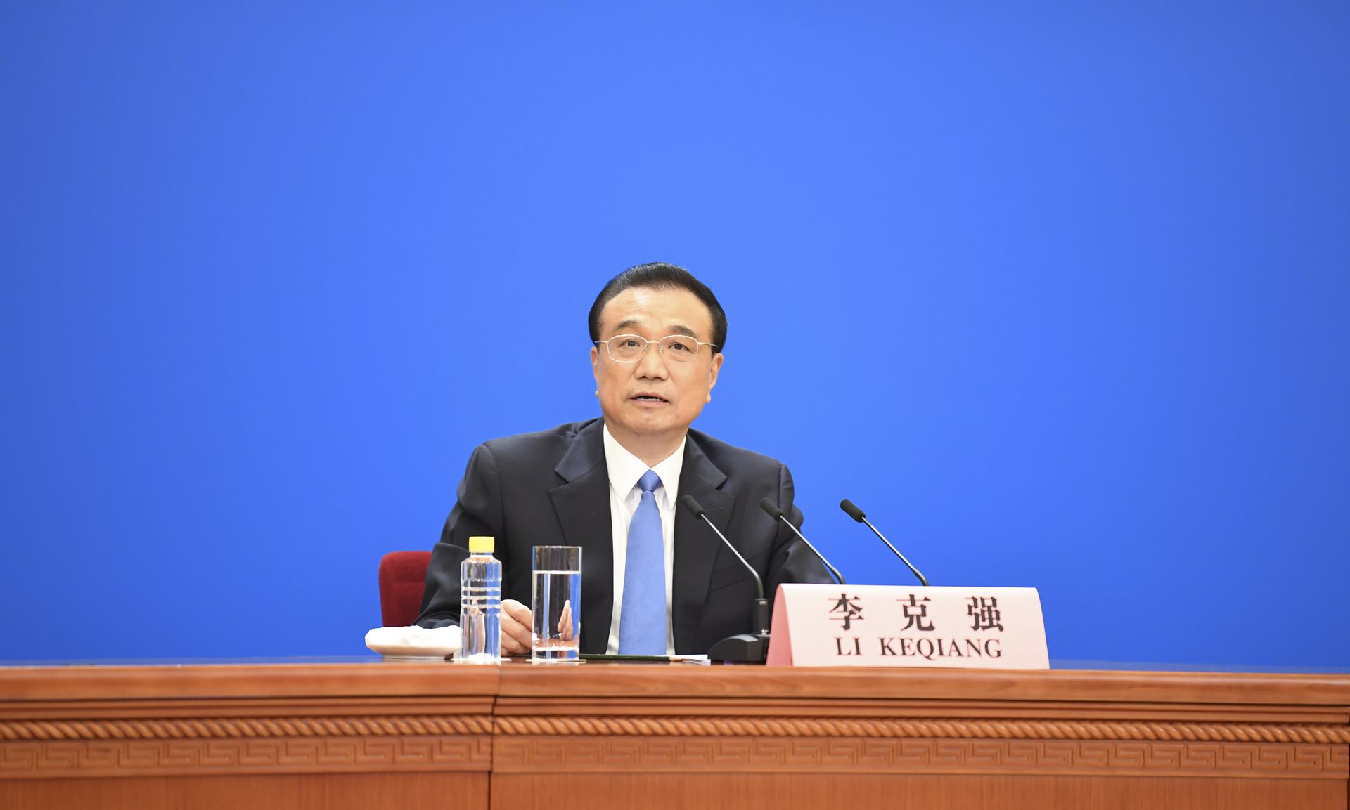 由于已担任两届中国国务院总理，李克强在中共二十大后将卸任总理职务。。（新华社）