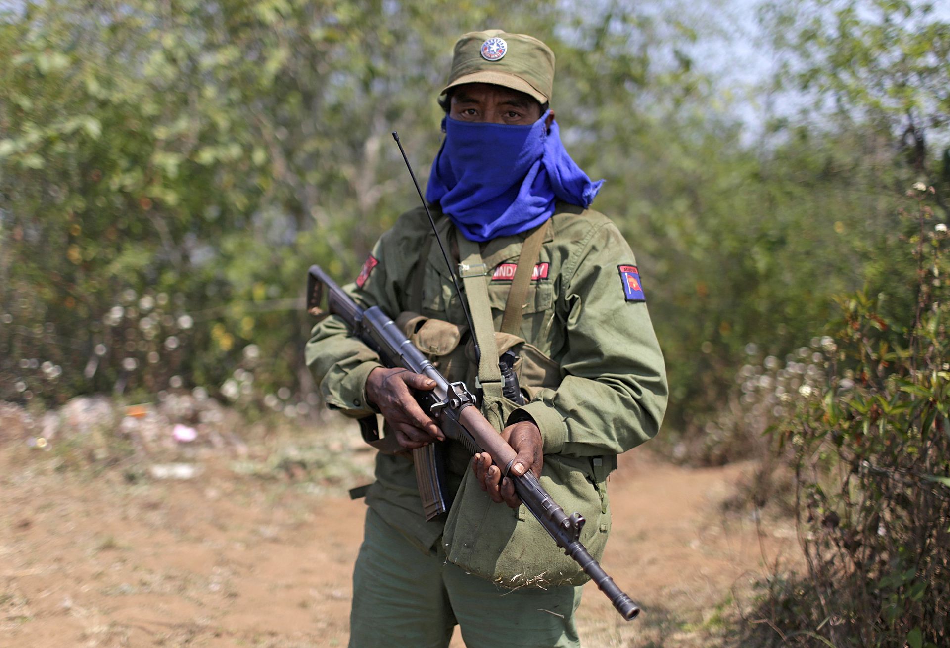对印度而言，缅北地区的民地武夹带武器与东北邦武装人员打交道理应在情理之中。（路透社）
