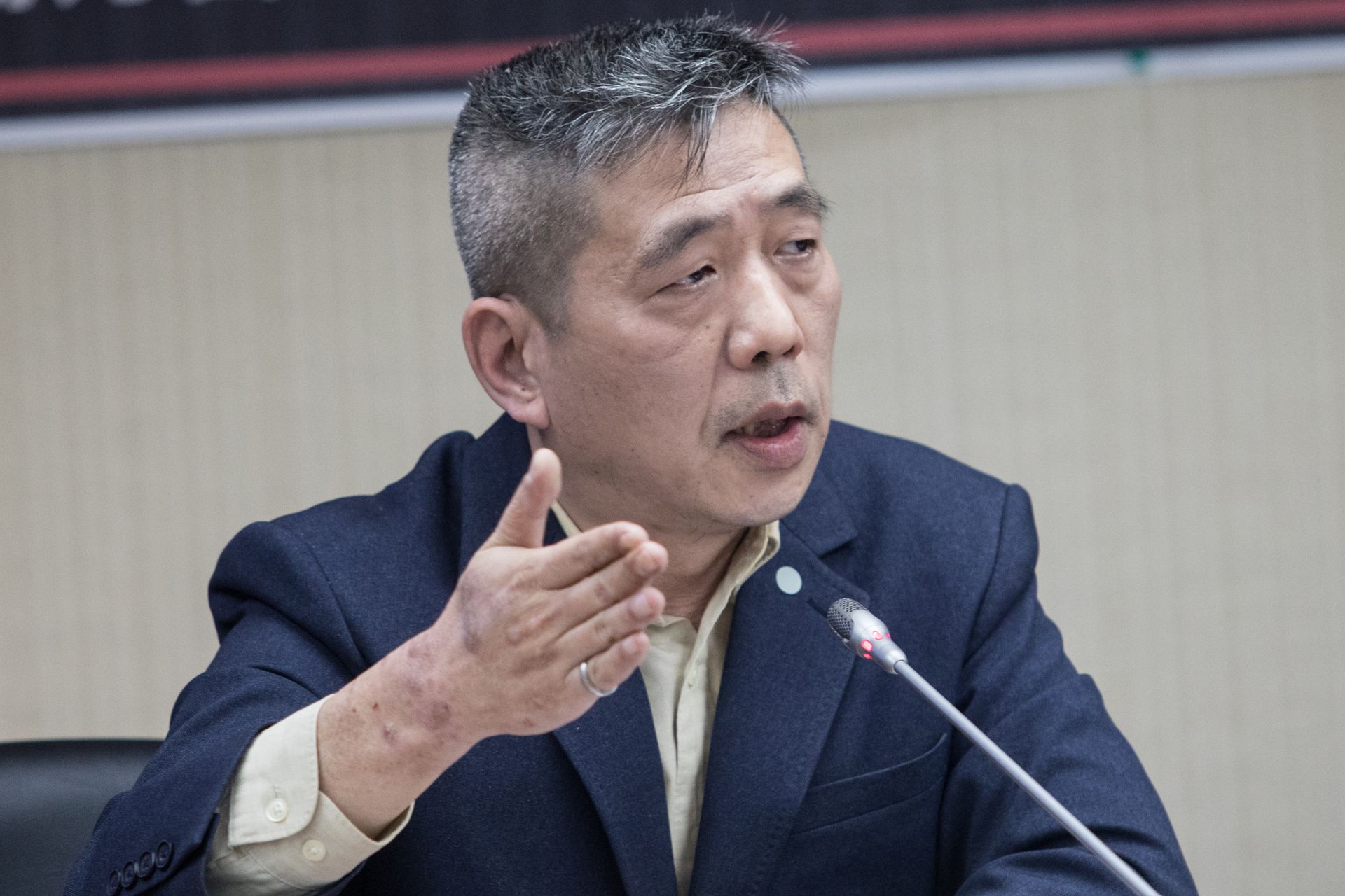 台湾军事专家苏紫云。（多维新闻）