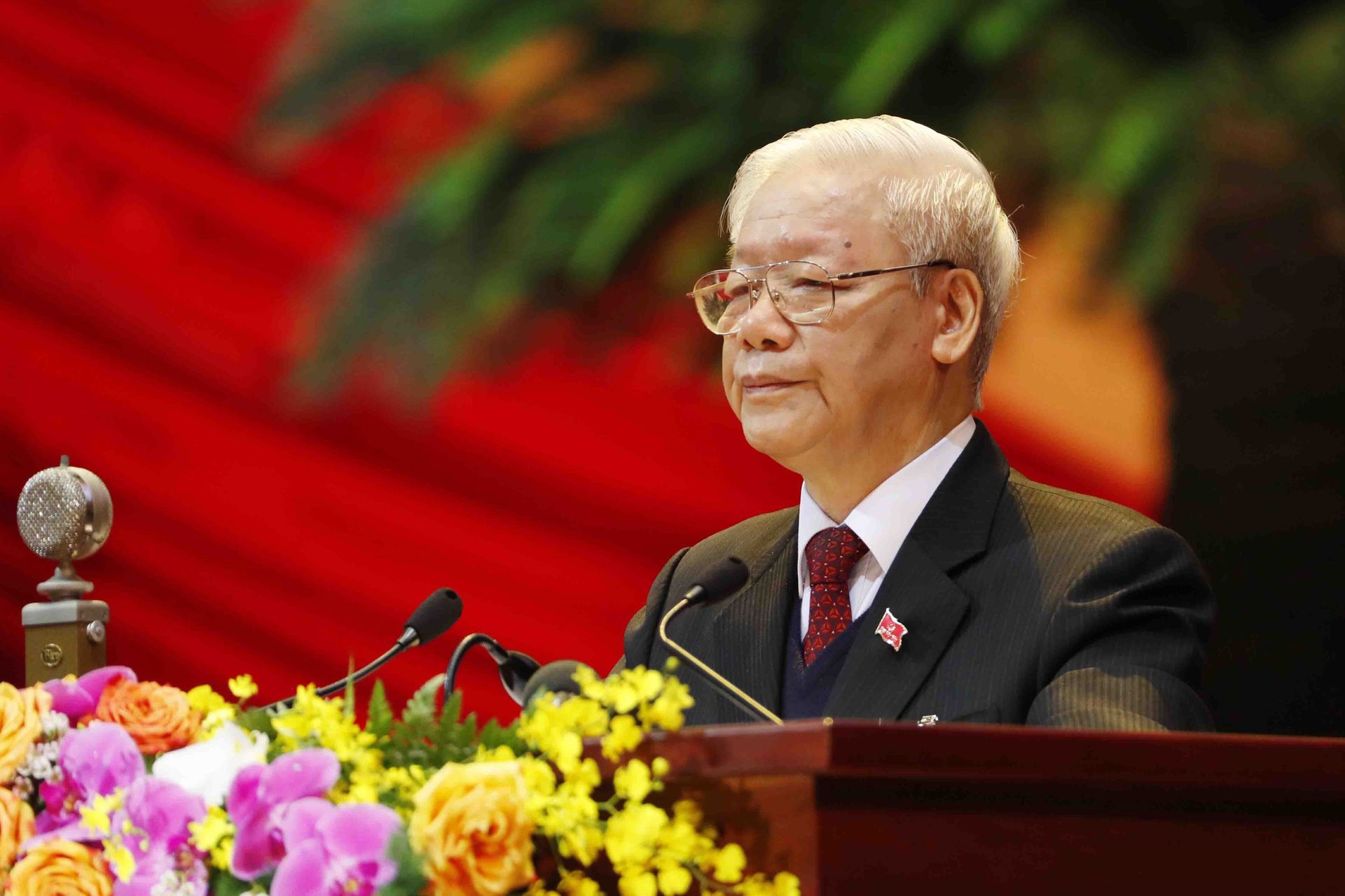 阮富仲作为理论研究者，他在越共革新中扮演的角色是不容忽视的。（美联社）