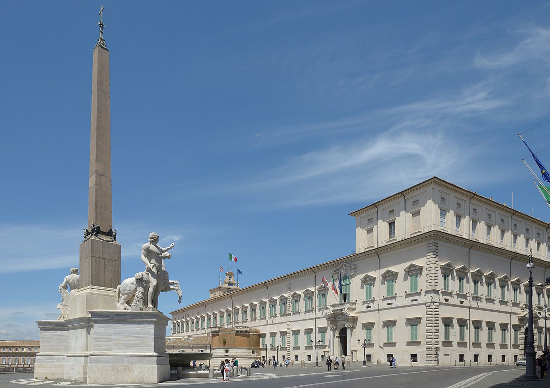 1月24日的投票将决定意大利总统府奎里纳莱宫（Palazzo del Quirinale）主人谁属。（Wikimedia Commons）