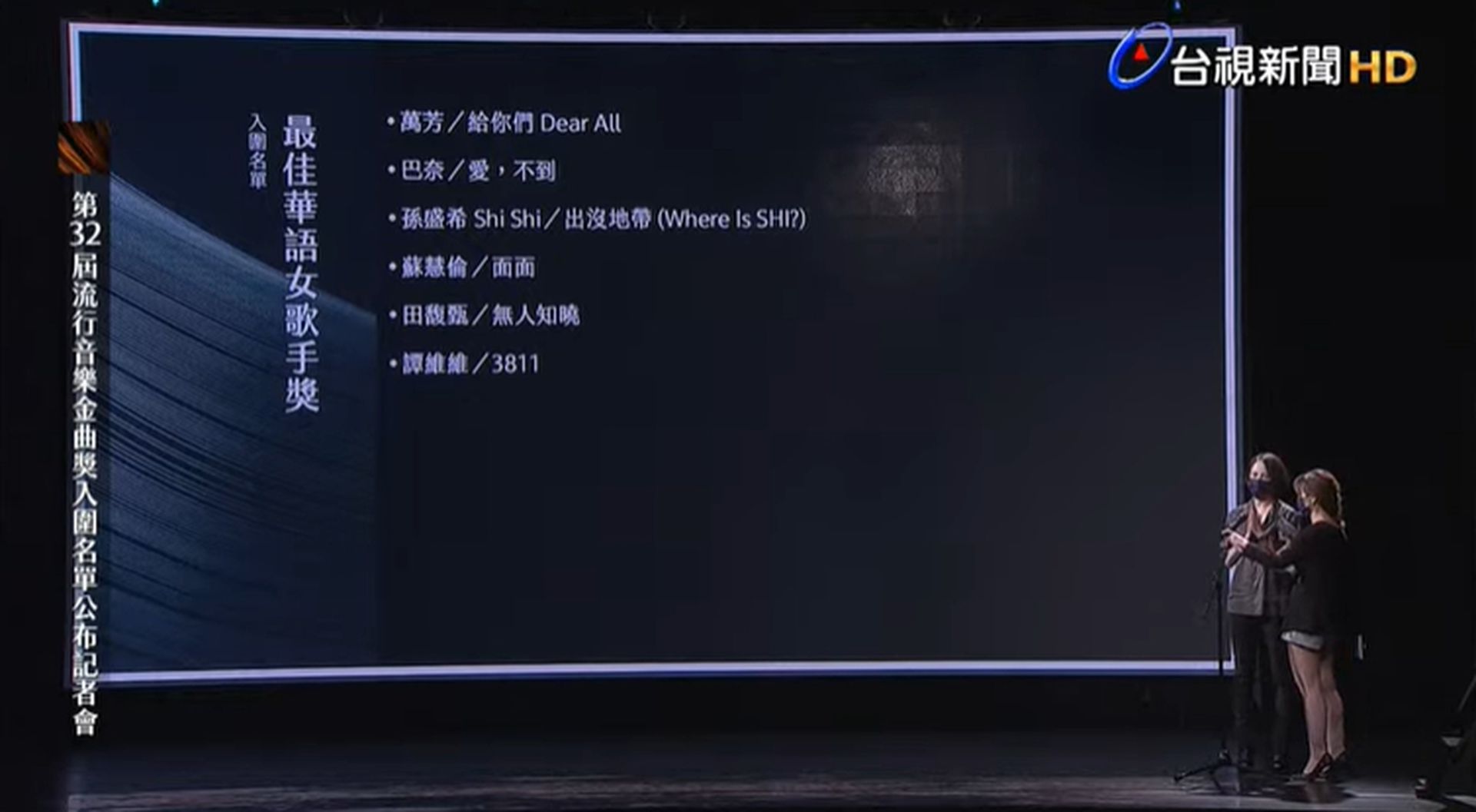 金曲奖林俊杰吴青峰争歌王田馥甄争后座疫情升级怎幺办 西网中文网 台湾