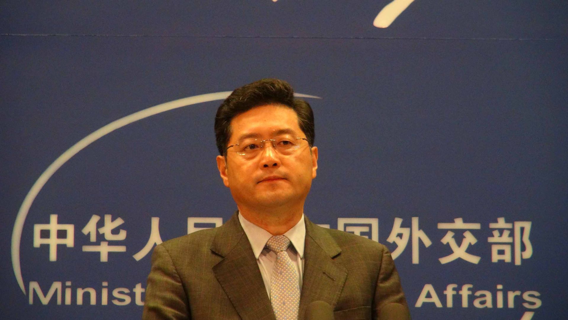 从2005年到2010年，秦刚先后两次担任中国外交部新闻司副司长、发言人。（中央社）