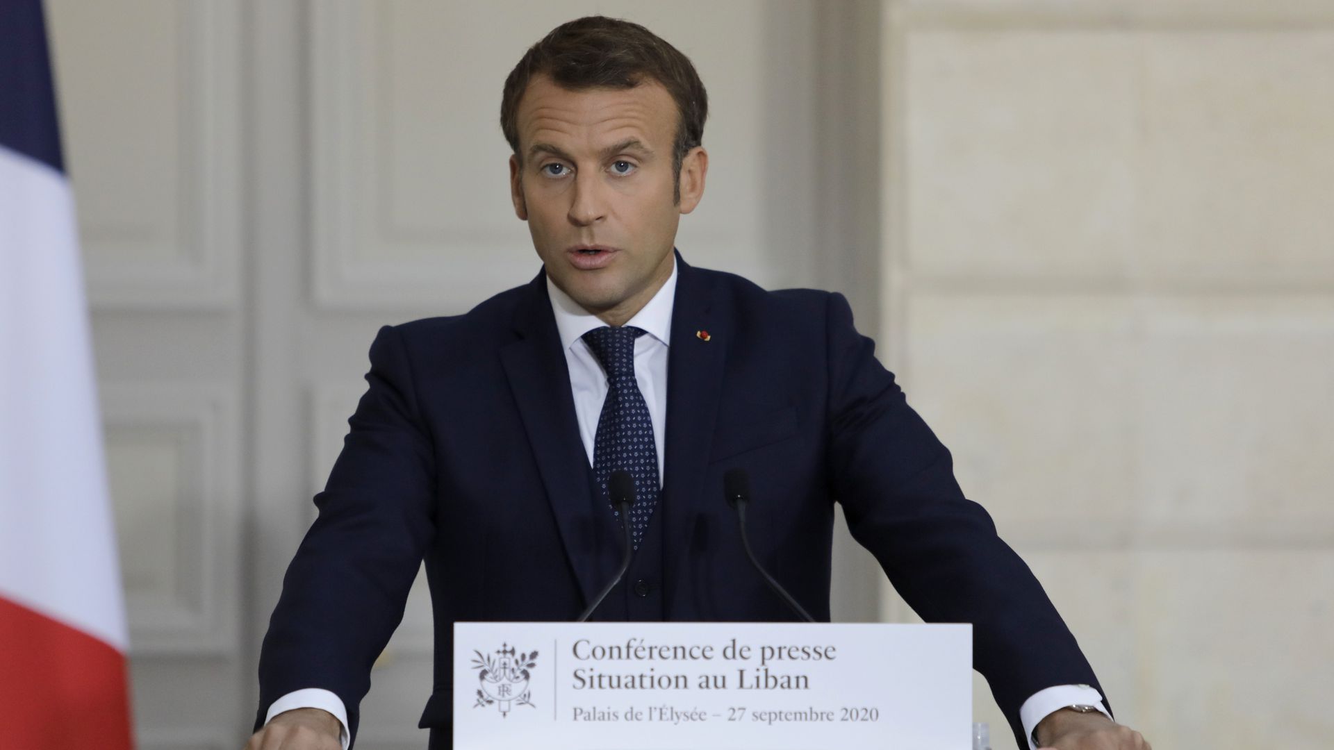法国总统马克龙被指在脱欧谈判上立场强硬，且有可能运用其否决权否决协议。 （AP）