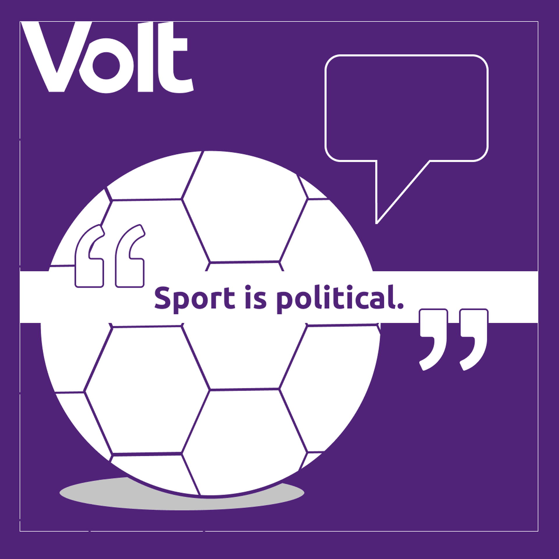 Volt Europa呼吁外交抵制北京冬奥和卡塔尔世界杯。(Twitter@VoltEuropa) Volt Europa呼吁外交抵制北京冬奥和卡塔尔世界杯。(Twitter@VoltEuropa)