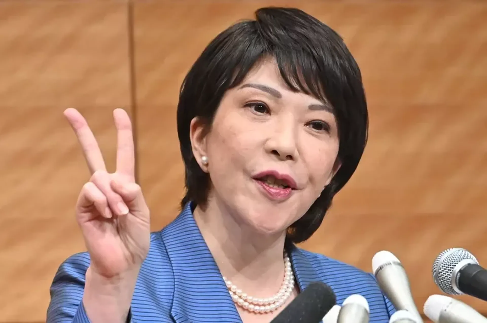 无派阀的高市早苗是被认为最接近“安倍路线”的候选人，她致力于成为日本的首位女性总理大臣。（共同社）