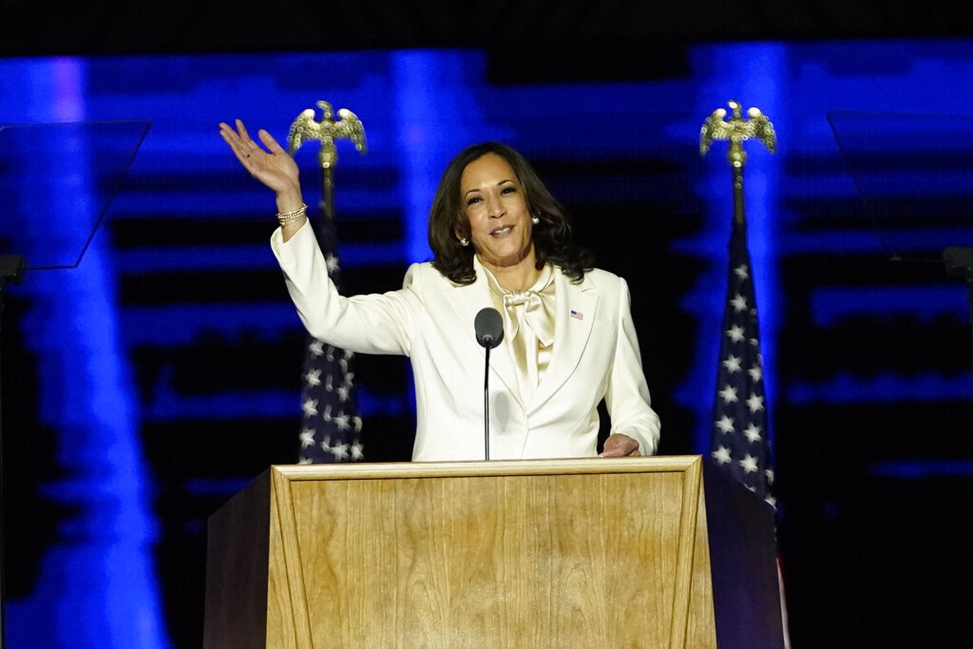 她的当选激励了很多美国女性。(AP)