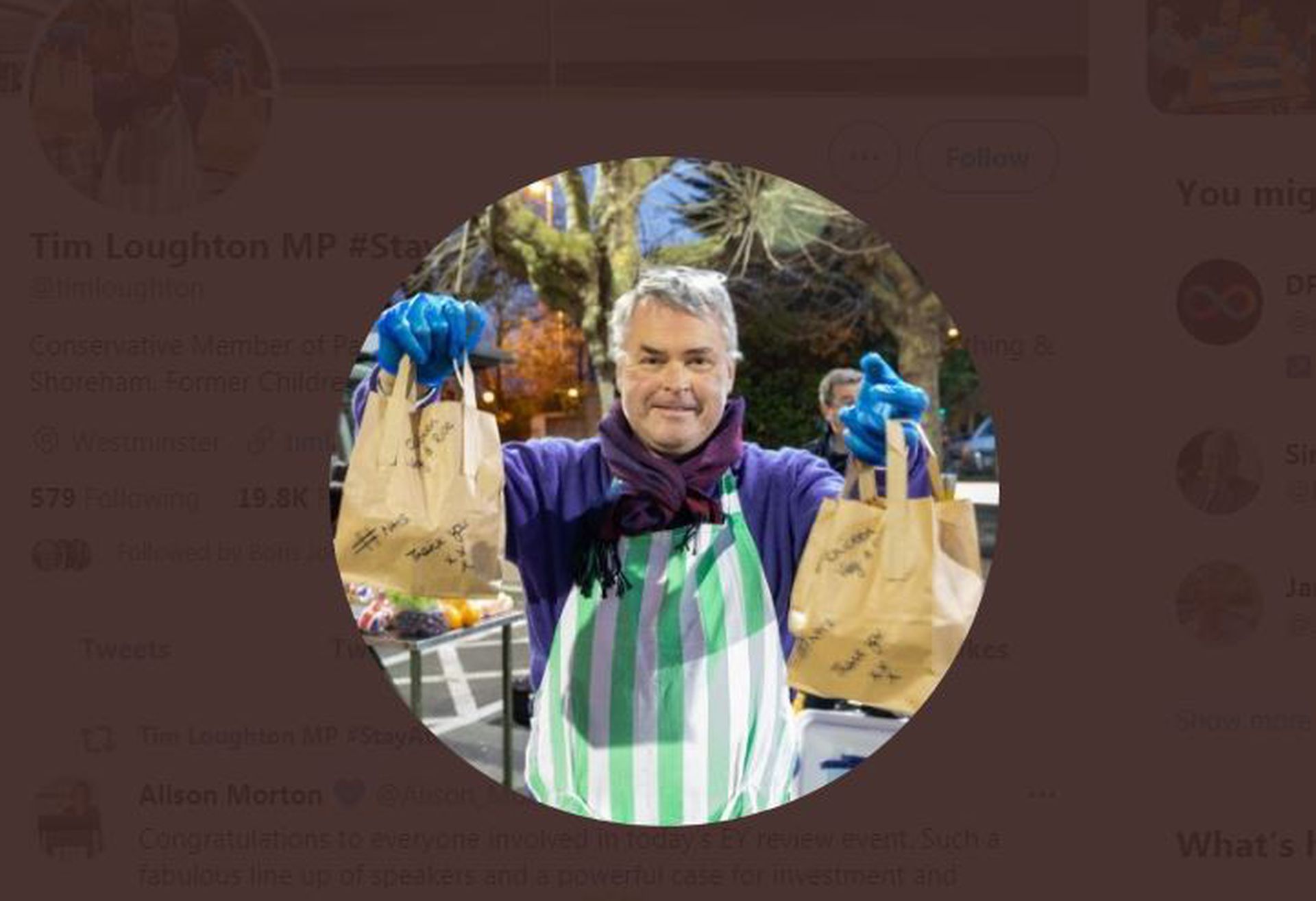 这是英国保守党议员劳顿。(Twitter@Tim Loughton MP截图)