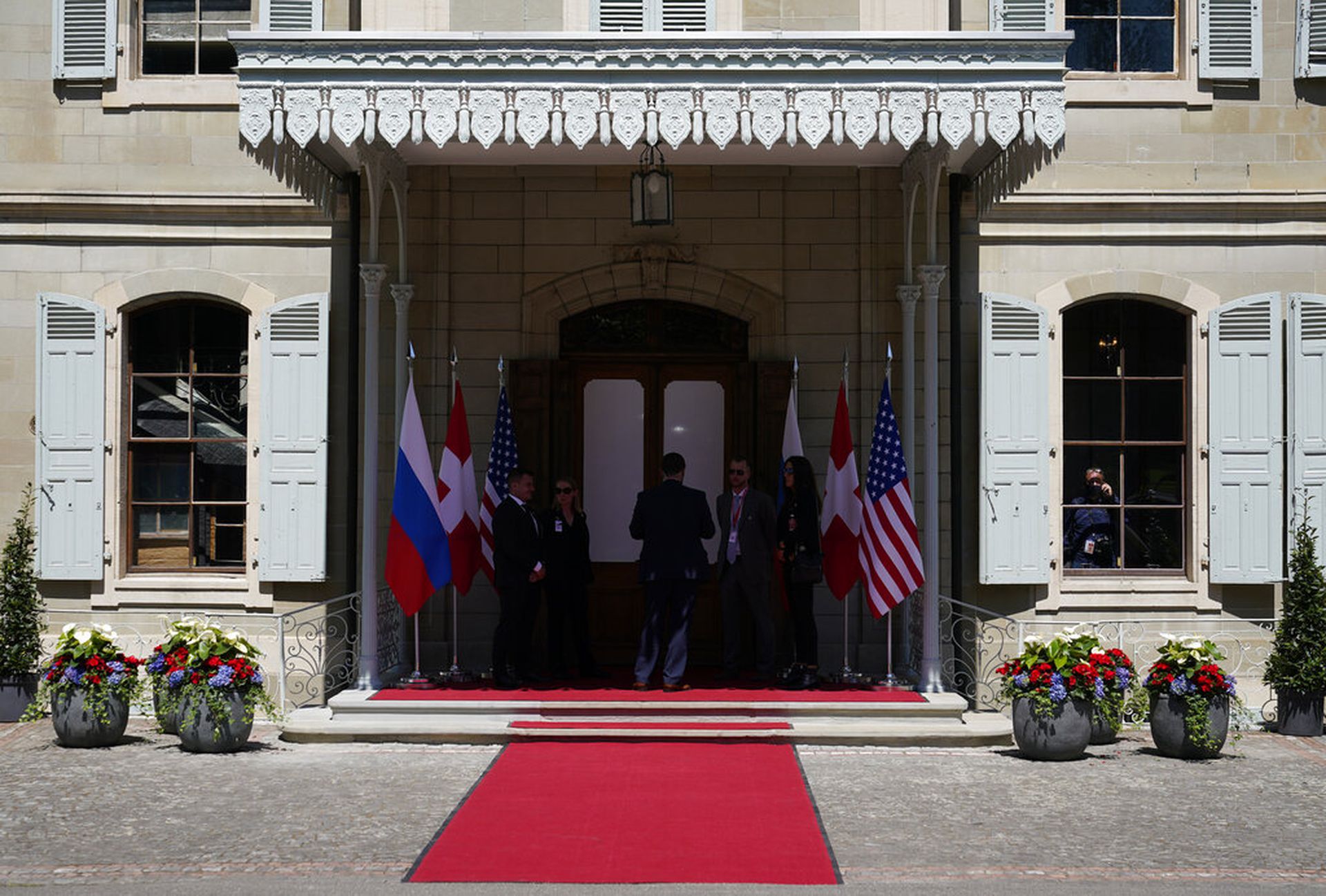 这是此次美俄首脑峰会举行的地点——拉格兰奇别墅（Villa la Grange）。（AP）