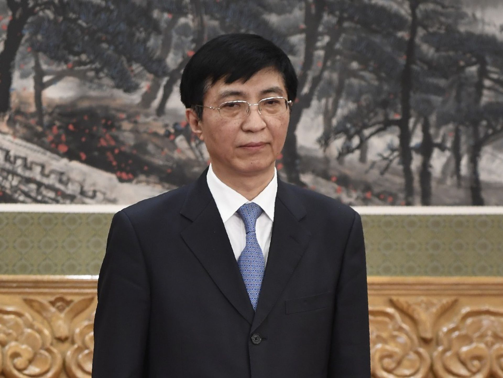 王沪宁执掌中共中央政策研究室20年，被外界誉为中南海第一智囊。（AFP）