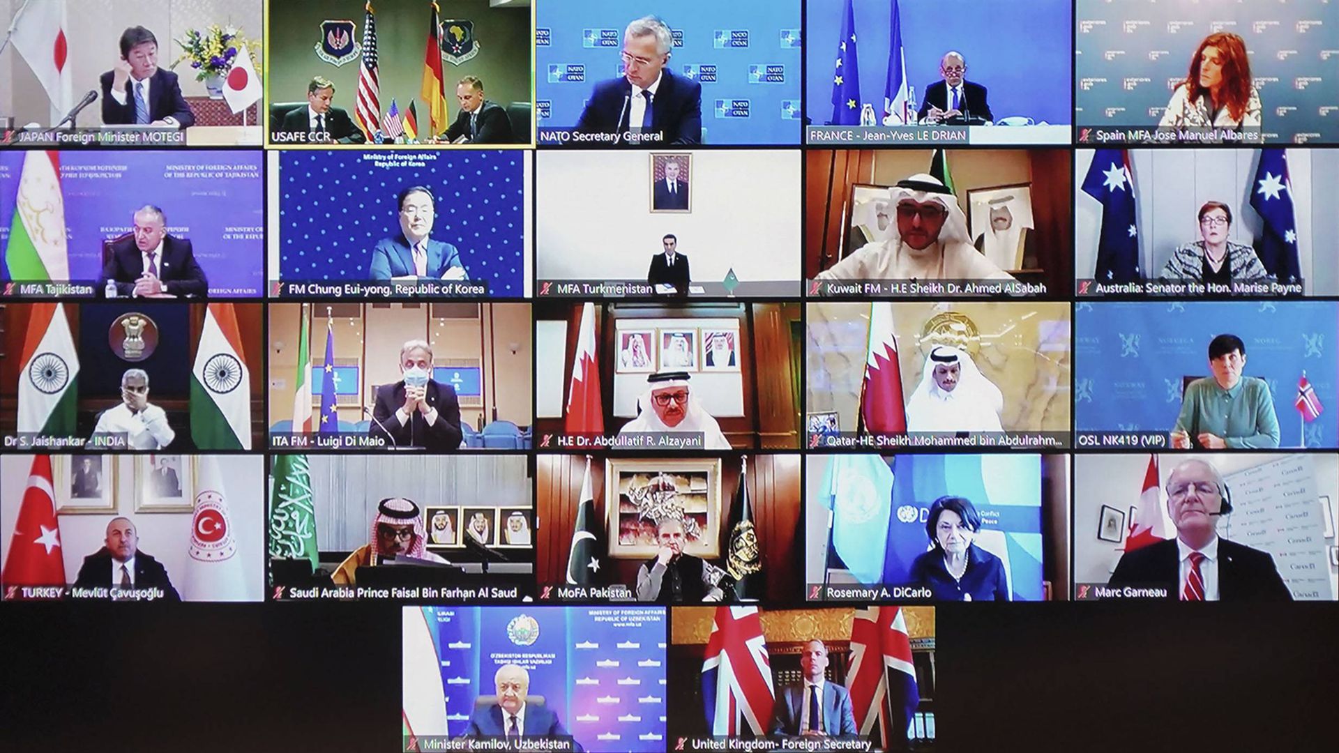阿富汗局势 美德主持阿问题22国部长级会议中方表态 多维新闻 全球