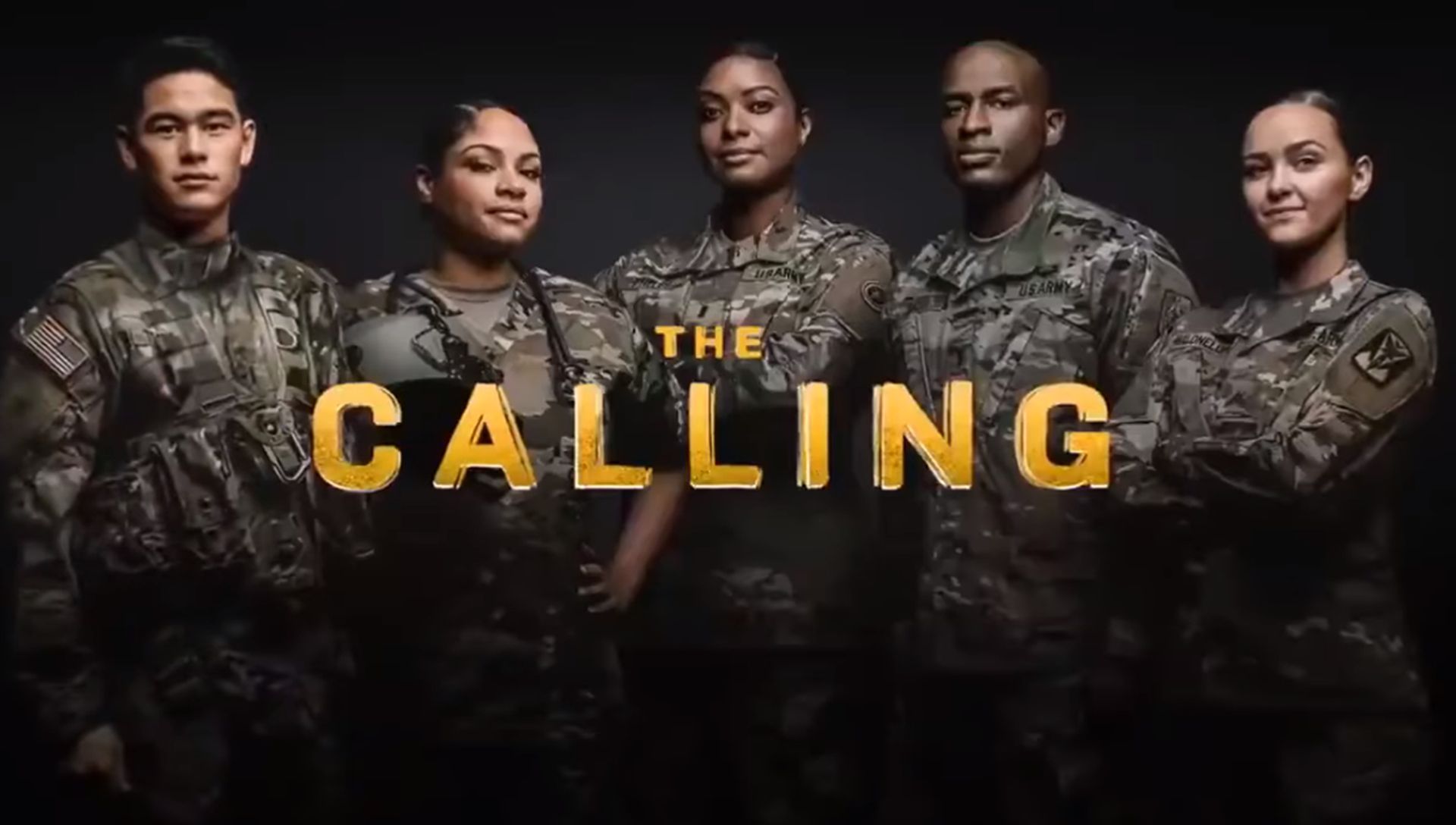 美国最新征兵广告《The Calling》宣传图，图为五个故事原型。（美国军队征兵官网）
