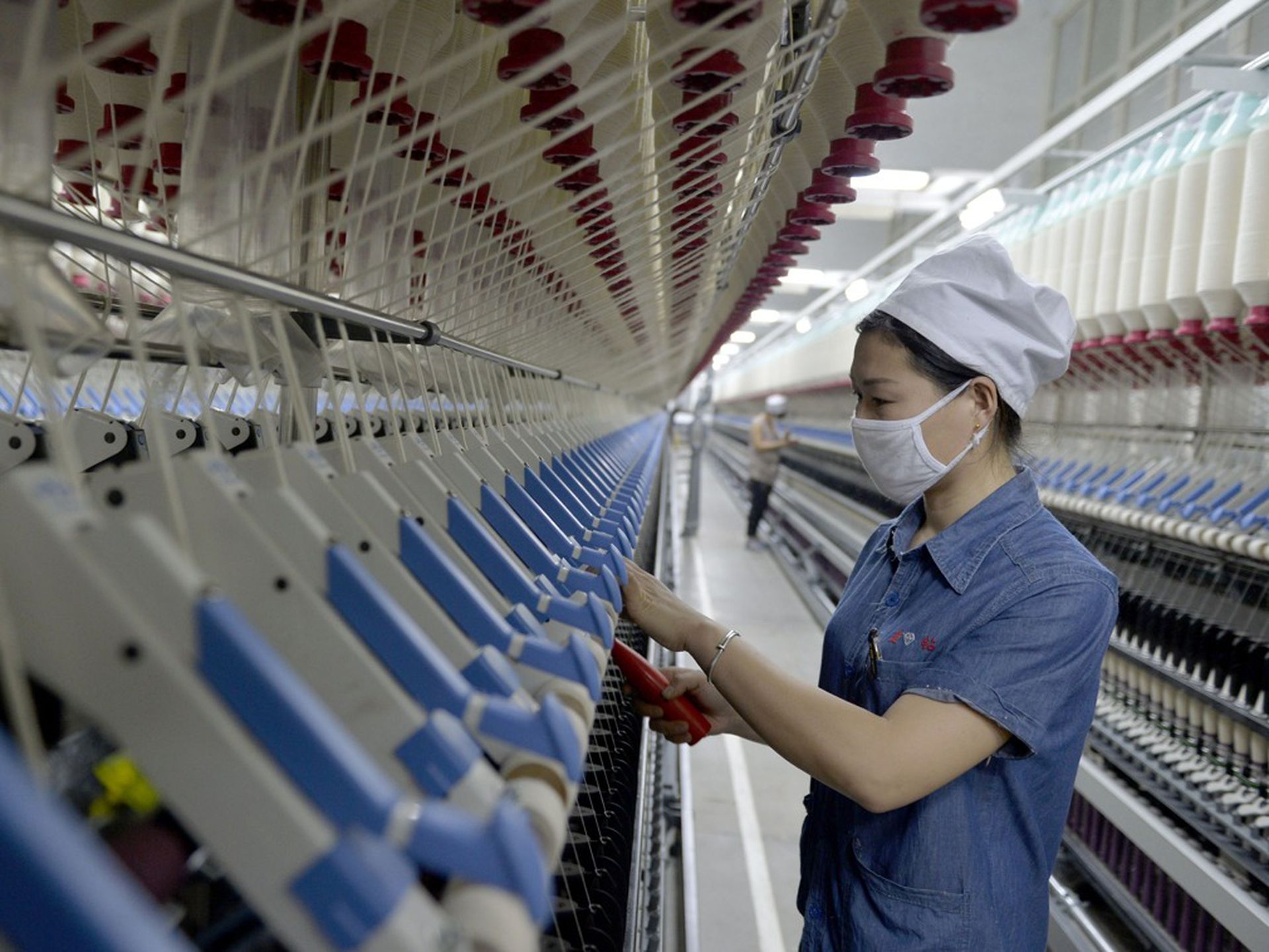 中国制造业复苏势头强劲。（新华社）