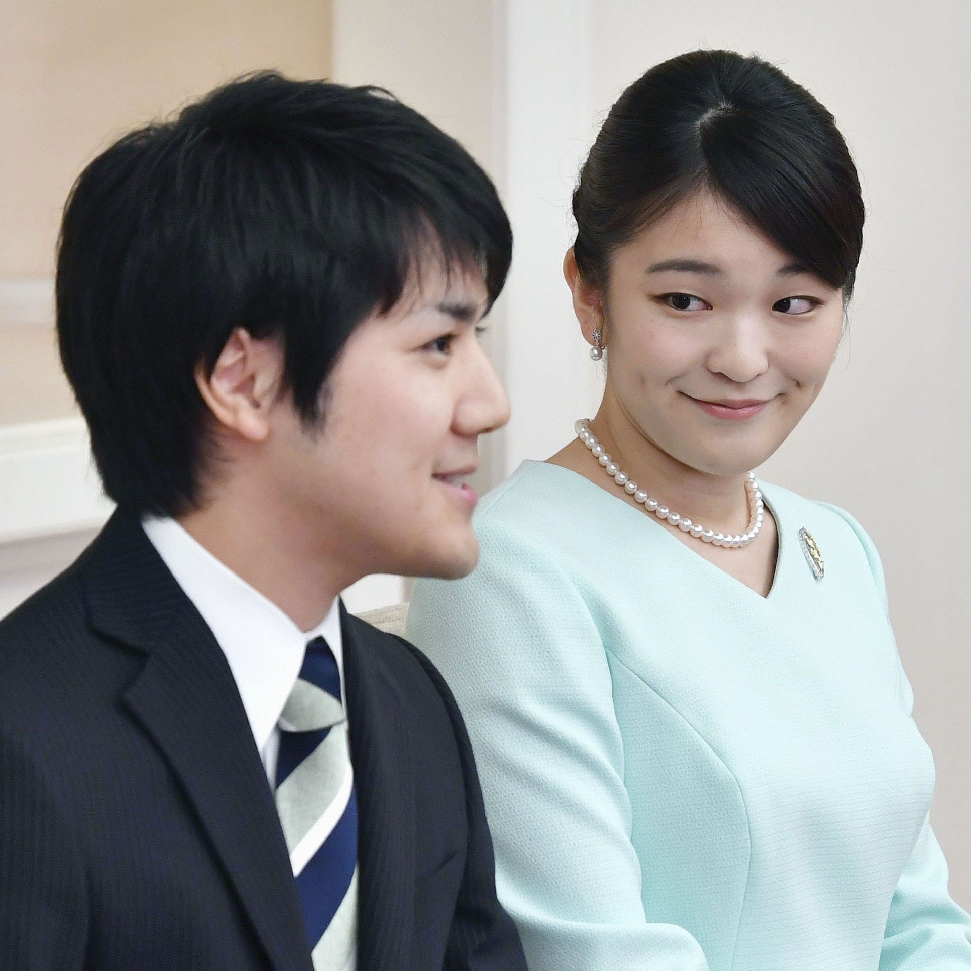 真子公主与小室圭两人2017年9月宣布订婚，但突然宣布延期，现时有传将再延后至2021年。（VCG）