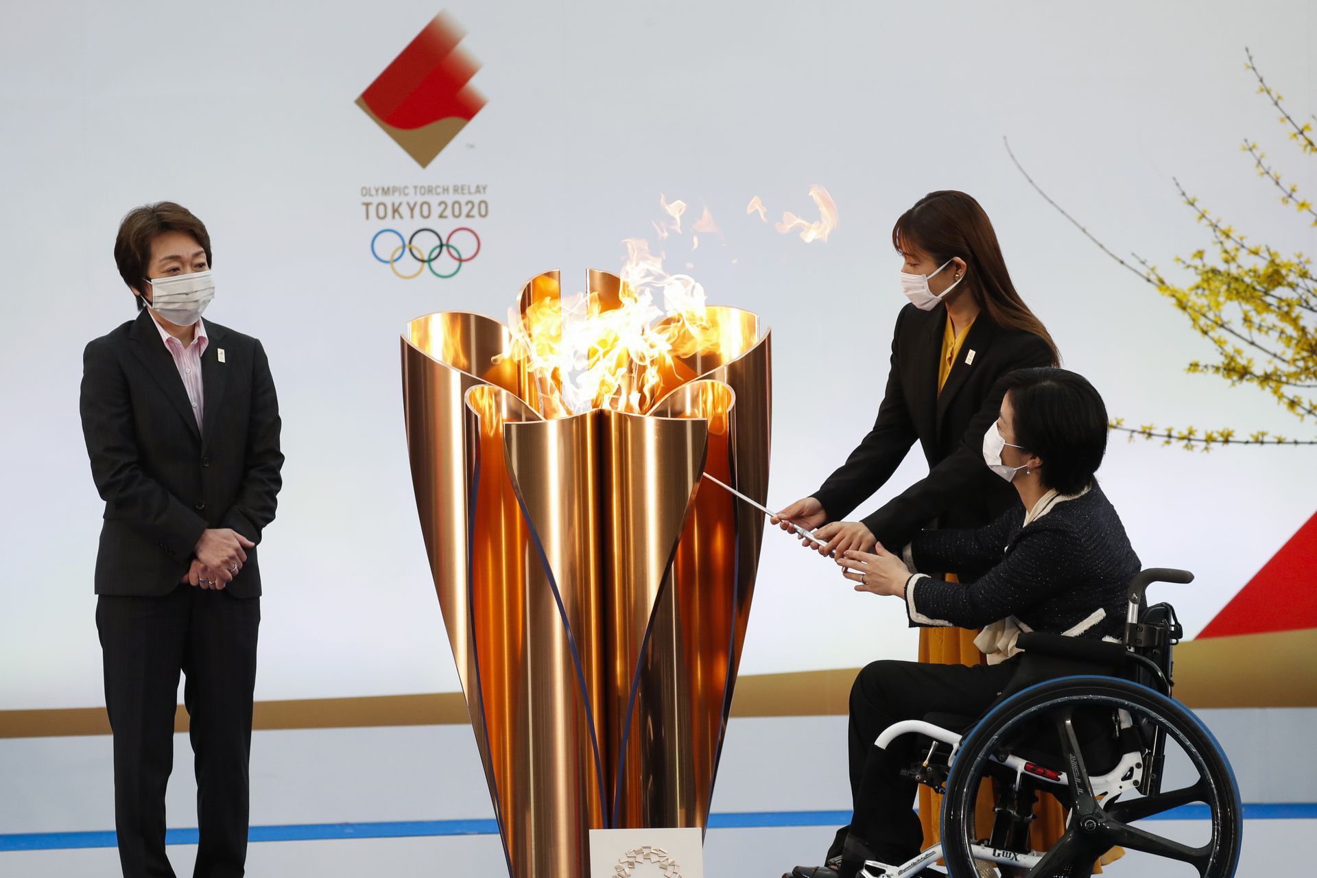 受新冠疫情影响，日本东京奥运会的举办一波三折。（AP）